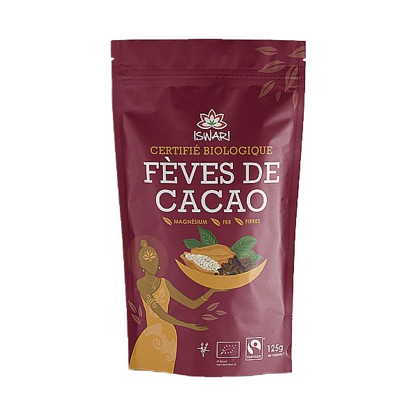 Iswari Fèves de Cacao Cru Bio 125g