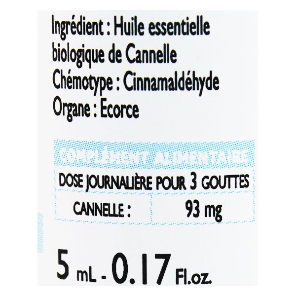 Le Comptoir Aroma Huile Essentielle de Cannelle de Ceylan Bio 5ml