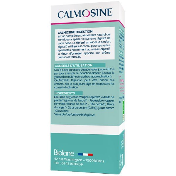 Calmosine Digestion Boisson Bio Dose 5ml 12