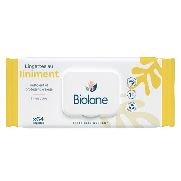 Lingettes H2o – Biolane – 72 lingettes – Jababi Medical