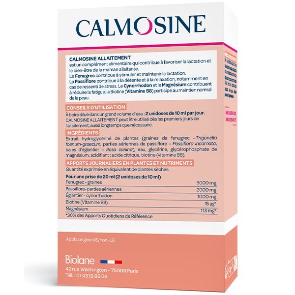 Calmosine Allaitement 14 dosettes