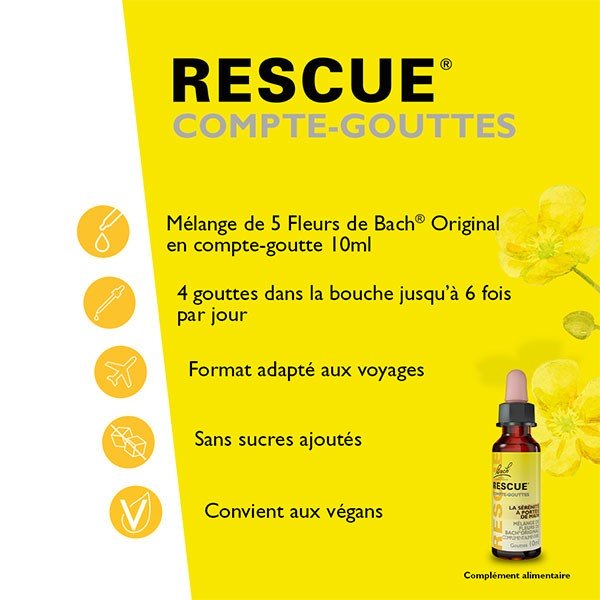 RESCUE® Compte-gouttes - 10 ml
