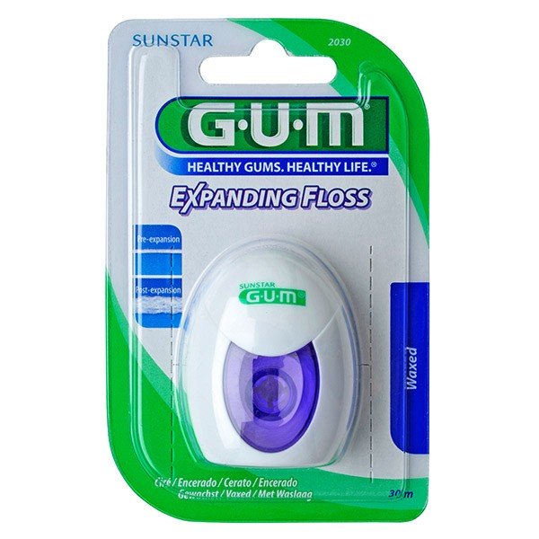 Gum Fil Dentaire Expanding Floss Ciré 