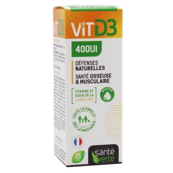 NUTERGIA ERGY D à base de Vitamine D3 - lot de 2 Boites (2