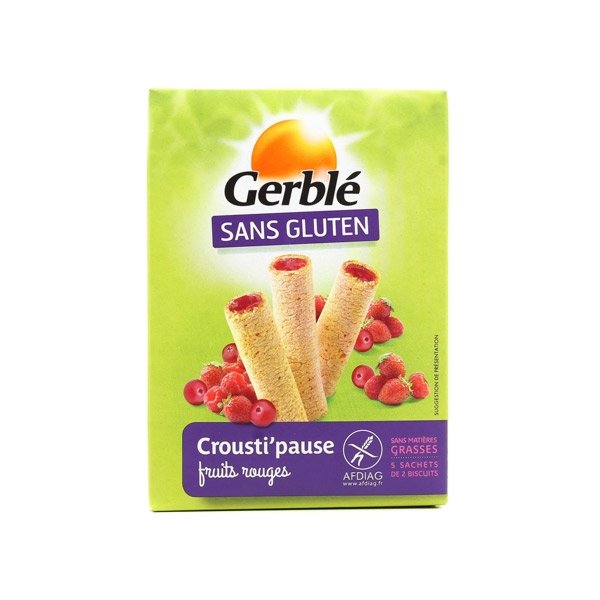 Gerble Sans Gluten Crousti'Pause Fruits Rouges