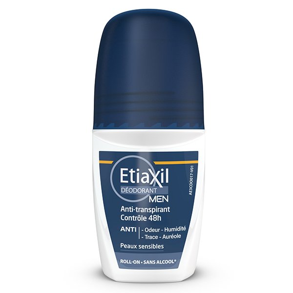Etiaxil Déodorant Men Anti-Transpirant Contrôle 48h Roll-On 50ml