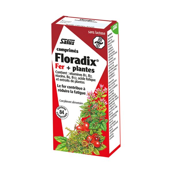 Salus Floradix Fer + Plantes 84 comprimés